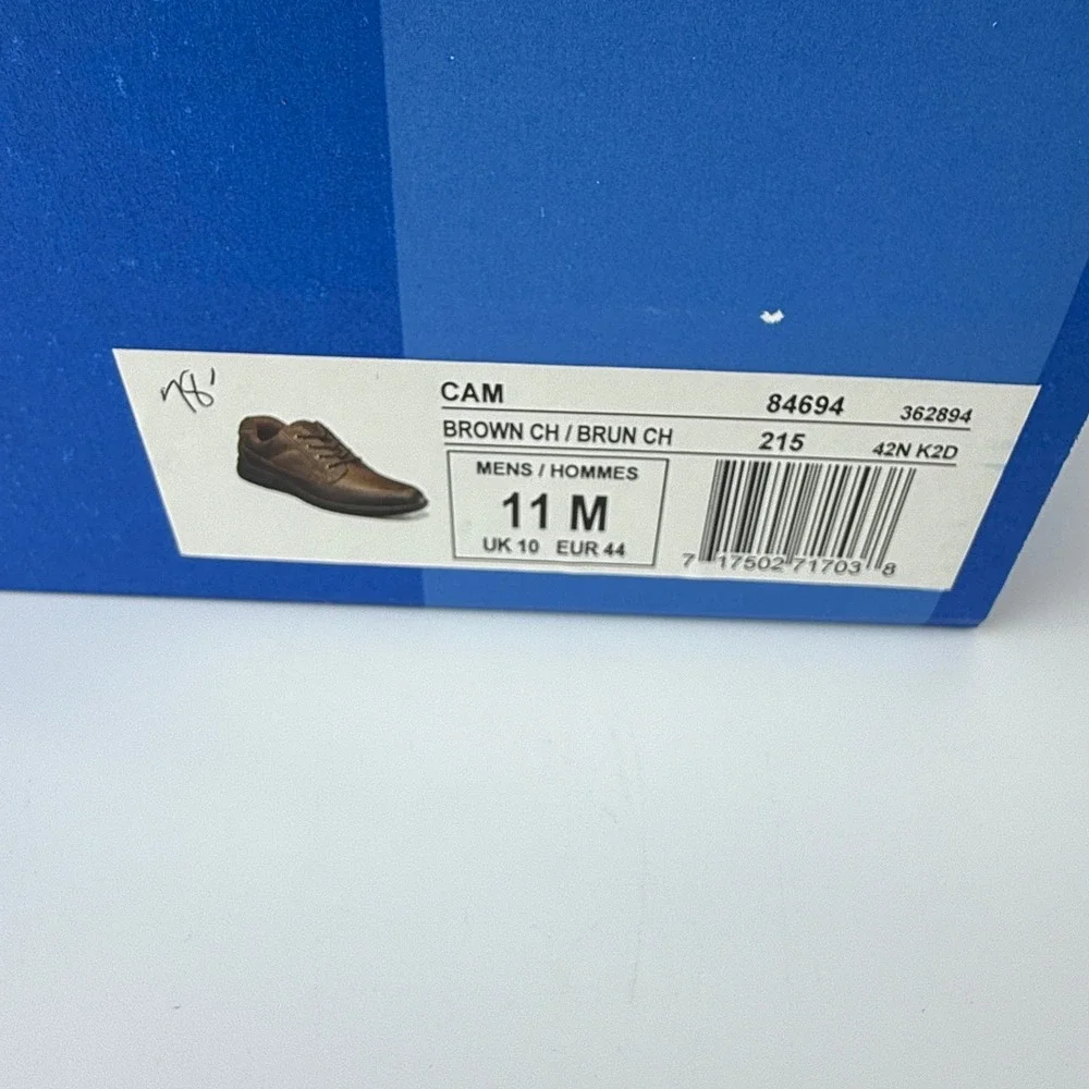 Nunn Bush Cam Oxford Dress Shoes Mens 11 M Brown Leather Comfort Gel NIB
